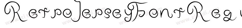 RetroJerseyFontRegul字体转换