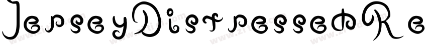 JerseyDistressedRegu字体转换