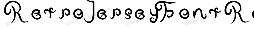 RetroJerseyFontRegul字体转换