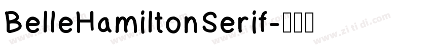 BelleHamiltonSerif字体转换
