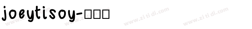 joeytisoy字体转换