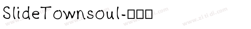 SlideTownsoul字体转换