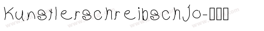 KunstlerschreibschJo字体转换