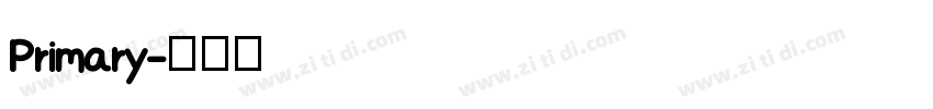 Primary字体转换
