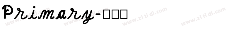 Primary字体转换
