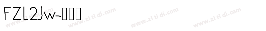 FZL2Jw字体转换