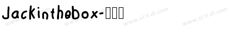 Jackinthebox字体转换