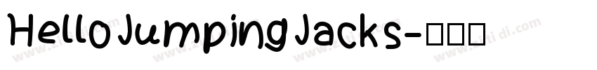 HelloJumpingJacks字体转换