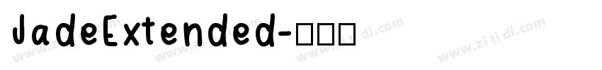 JadeExtended字体转换