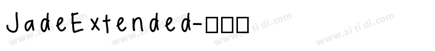 JadeExtended字体转换