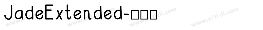 JadeExtended字体转换
