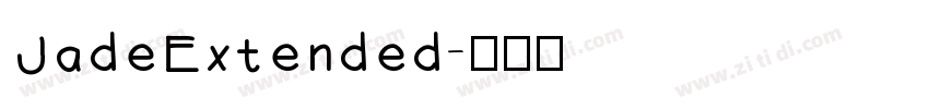 JadeExtended字体转换