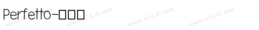 Perfetto字体转换