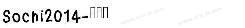 Sochi2014字体转换