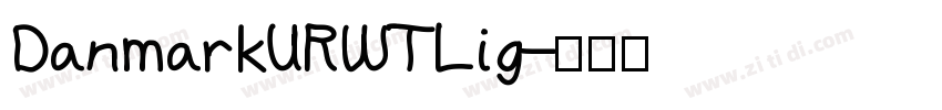 DanmarkURWTLig字体转换