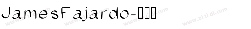JamesFajardo字体转换