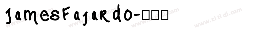 JamesFajardo字体转换