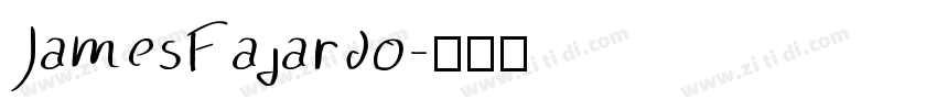 JamesFajardo字体转换