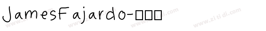 JamesFajardo字体转换