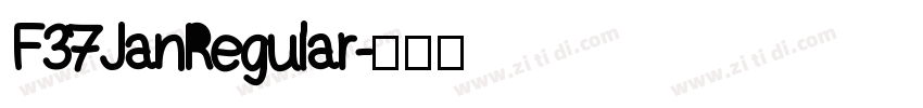 F37JanRegular字体转换