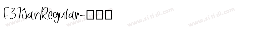 F37JanRegular字体转换