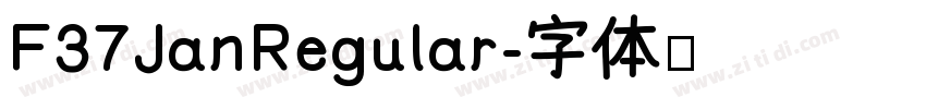 F37JanRegular字体转换