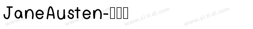 JaneAusten字体转换