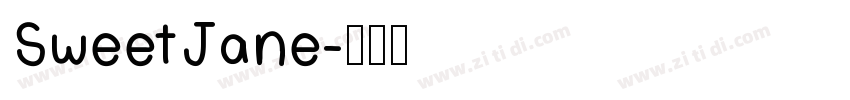 SweetJane字体转换