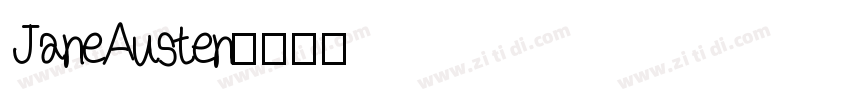 JaneAusten字体转换