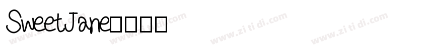 SweetJane字体转换