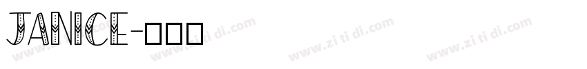 janice字体转换