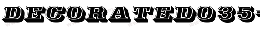 Decorated035字体转换
