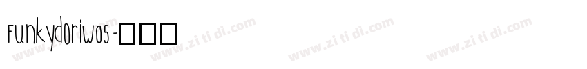 FunkydoriW05字体转换