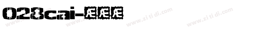 028cai字体转换
