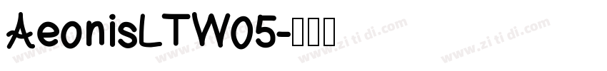 AeonisLTW05字体转换