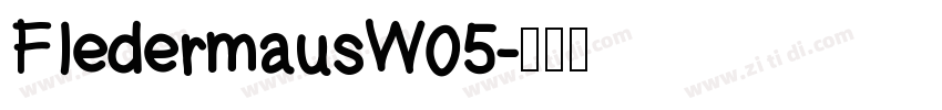 FledermausW05字体转换