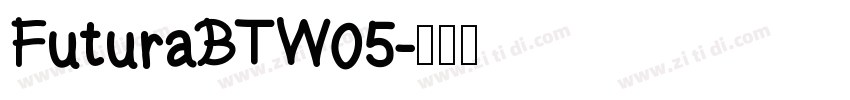 FuturaBTW05字体转换