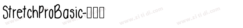 StretchProBasic字体转换