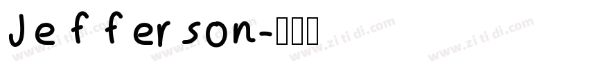 Jefferson字体转换