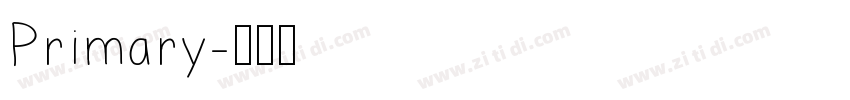 Primary字体转换