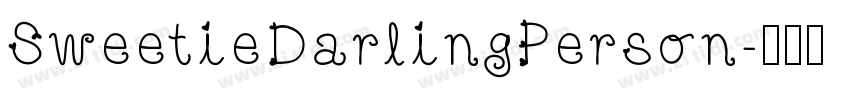 SweetieDarlingPerson字体转换