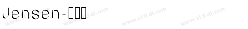 Jensen字体转换