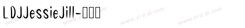LDJJessieJill字体转换