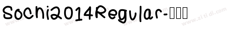 Sochi2014Regular字体转换
