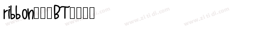ribbon131BT字体转换