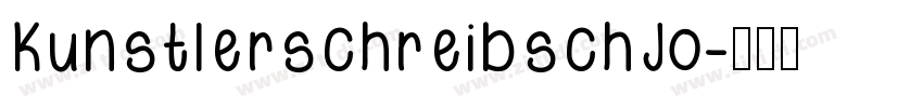 KunstlerschreibschJo字体转换