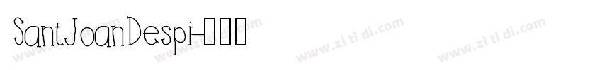 SantJoanDespi字体转换