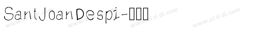 SantJoanDespi字体转换