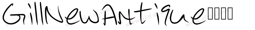 GillNewAntique字体转换