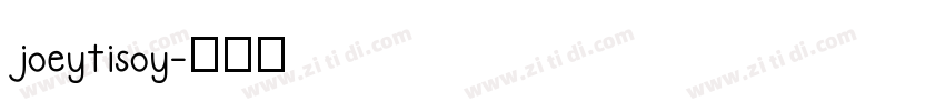 joeytisoy字体转换